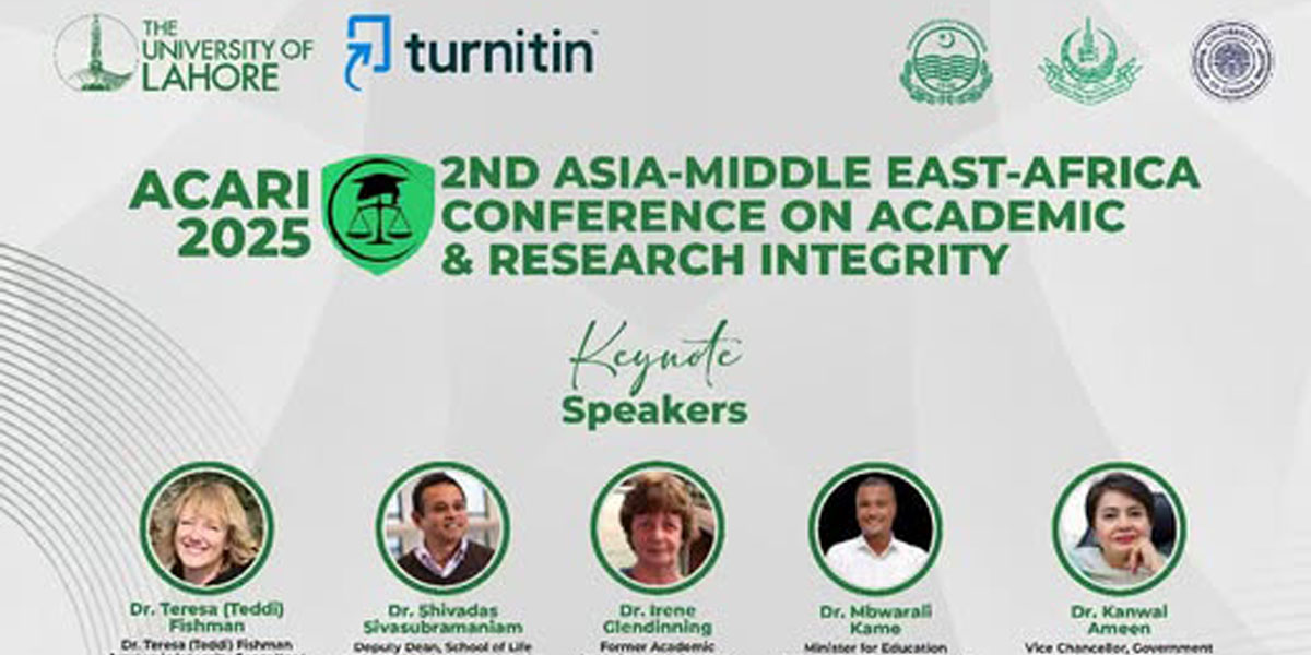 The 2nd Asia-Middle East-Africa Conference on Academic & Research Integrity (ACARI 2025) is set to bring together global experts to discuss academic integrity and research ethics.
