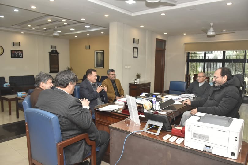 UET Vice Chancellor Meets NPO CEO to Discuss Collaborative Initiatives